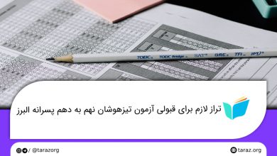 تصویر از تراز قبولی مدارس تیزهوشان پسرانه نهم به دهم البرز + لیست و ظرفیت مدارس