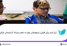 تصویر از تراز قبولی آزمون تیزهوشان نهم به دهم مدارس پسرانه آذربایجان شرقی