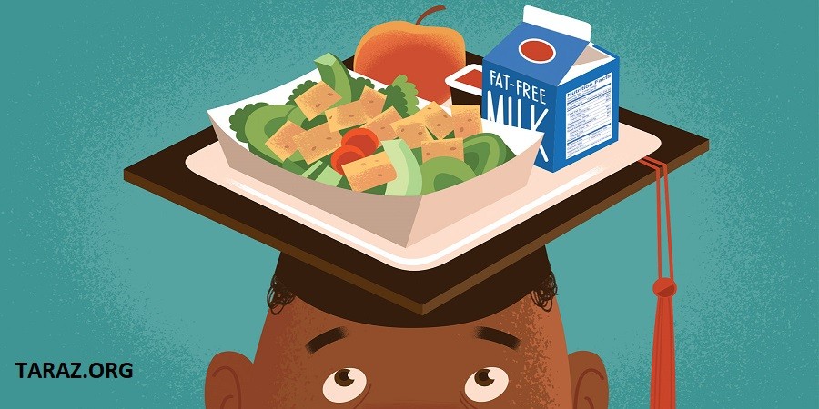 رژیم غذایی متعادل به دانش‌آموزان کمک می‌کند سطح انرژی خود را هنگام مطالعه افزایش دهند.
